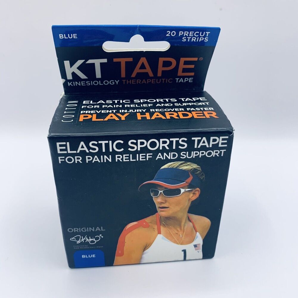 KT TAPE Original Cotton Elastic Kinesiology Therapeutic Tape 14 Pre Cut 10 Inch